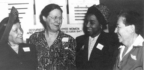 Pauline Newman Attending a Labor Conference in 1947