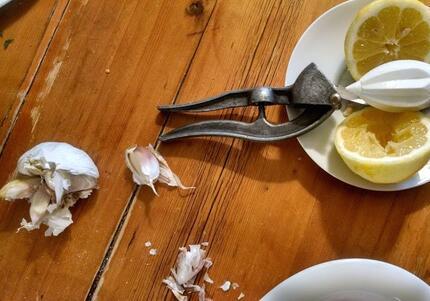 Claudia Roden's 60-Year-Old Garlic Press