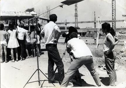 Ellida Geyra on film set 1