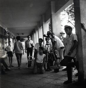 Ellida Geyra on film set 2