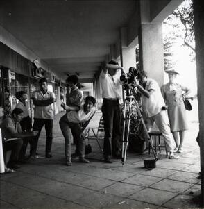 Ellida Geyra on film set 3