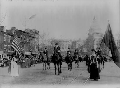 Head of Suffrage Parade, Washington, D.C.
