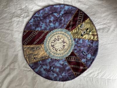 embroidered challah cover