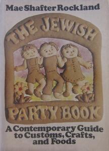 cover of a book called "The Jewish Party Book"