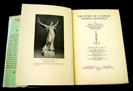 "The Story of an Epoch-making Movement," by Maud Nathan, Title Page