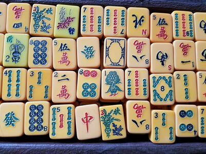 Mah Jongg Tiles from the 1920s