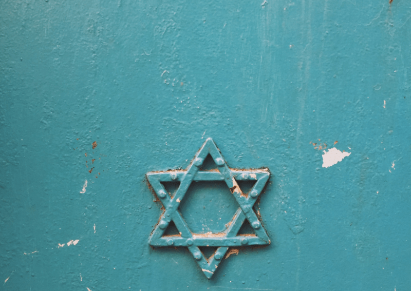 Photo of Painted Over Star of David