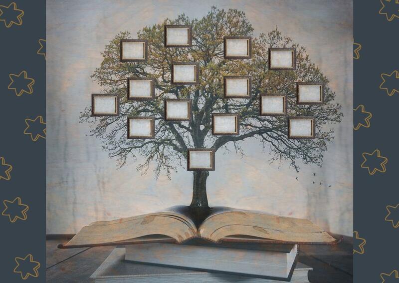 Illustration of Family Tree With Empty Boxes