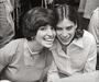 Arlene Agus and Leora Fishman at the baby naming of Sara Meirowitz