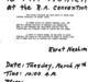 Ezrat Nashim Flyer to Women at Rabbinical Assembly of the Conservative Movement Convention, March 14, 1972