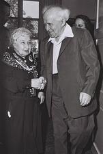 Angelica Balabanoff with David Ben Gurion, Tel Aviv, 1962