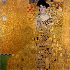 "Adele Bloch-Bauer's Portrait," 1907 by Gustav Klimt