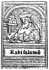 Woodcut of Rashi