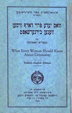 Pamphlet on Women's Citizenship Written by Cecilia Razovsky, 1926 Pamphlet on Women's Citizenship Written by Cecilia Razovsky, 1926