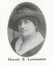 Harriet B. Lowenstein, 1918 Harriet B. Lowenstein, 1918
