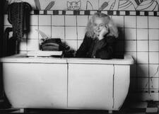 Nicole Hollander in her Workspace Nicole Hollander in her Workspace