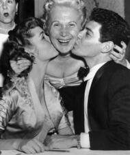 Jennie Grossinger, Debbie Reynolds, and Eddie Fisher Jennie Grossinger, Debbie Reynolds, and Eddie Fisher