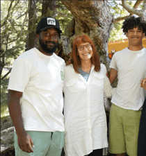 Diane Tobin with son and grandson