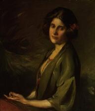 portrait of a woman with dark hair