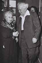 Angelica Balabanoff with David Ben Gurion, Tel Aviv, 1962