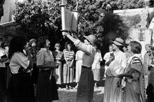 Women of the Wall Prayer Service in Gan Miriam, Jerusalem