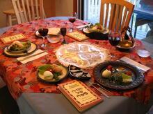 Passover Seder Table