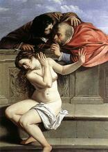 "Susanna and the Elders" circa 1610, by Artemisia Gentileschi