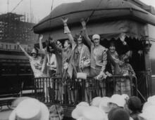 The Canadian Women's Track Team Departure to Amsterdam, 1928