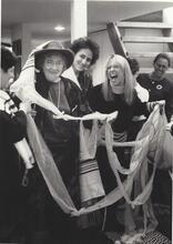 Letty Cottin Pogrebin with Bella and Eve Abzug, 1990