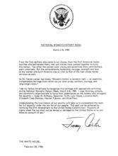 President Carter's Proclamation of National Women's History Week