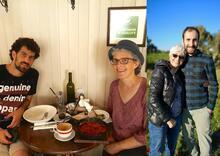 Hayim & Hannah Katsman; Vivian Silver & Yonatan Zeigen (collage)