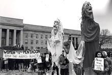 Women's Pentagon Action march on the Pentagon, November 17, 1980, by Diana Mara Henry