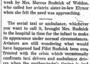 Elynor Rudnick Newspaper Clipping 