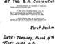 Ezrat Nashim Flyer to Women at Rabbinical Assembly of the Conservative Movement Convention, March 14, 1972