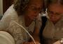 Jen Taylor Friedman and Rabbi Elyse Goldstein scribing