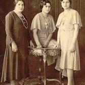 A Moroccan-Born Mother with Two of her Argentine-Born Daughters, circa 1929