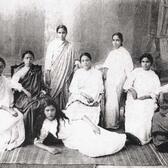 Rebecca Reuben's Hebrew Class at the Huzurpaga High School for Indian Girls, circa 1913