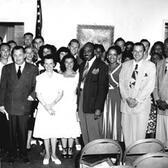 Hillel Professionals at an "Inter Racial Conference" at the Southeastern Hillel Conference, 1948