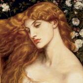 "Lady Lilith" by Dante Gabriel Rossetti, 1866.