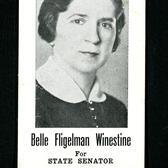 campaign poster for Belle Winestine for Montana State Senate