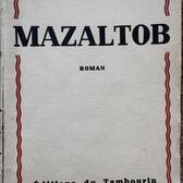 Cover of Blanche Bendahan's "Mazaltob"