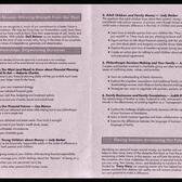 Jewish Women Ensuring the Future: Identity, Money and Change Symposium Program, November 1995