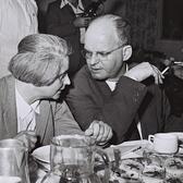 Senta Josephthal with husband Giora Josephthal 1954