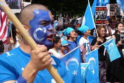 Uyghur Protest Outside the White House