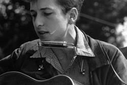 Bob Dylan at the Civil Rights March, August 28, 1963