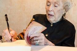 Bel Kaufman Signing Books at JWA Event, 2013