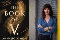 Anna Solomon and book cover