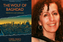 Carol Isaacs and book cover