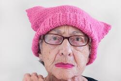 Irma Gershkowitz in a Pussy Hat CROP