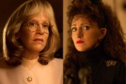 Sarah Paulson as Linda Tripp and Annaleigh Ashford as Paula Jones 